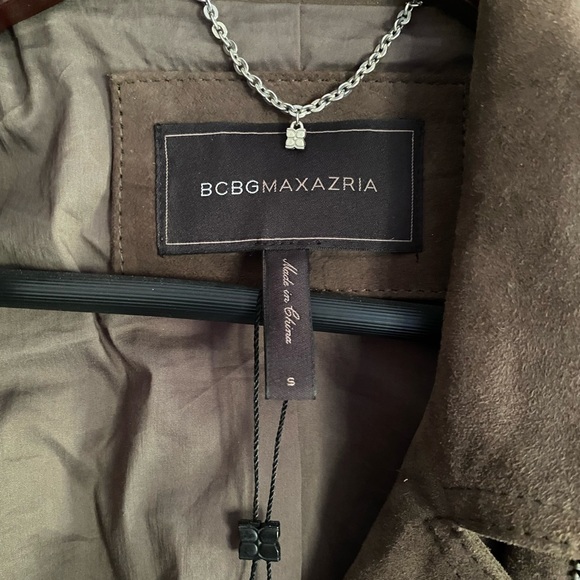 Genuine suede fall fringe jacket, Size S, BCBG, worn once - Picture 3 of 3